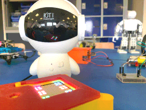 photo exemple zoom robot électronique